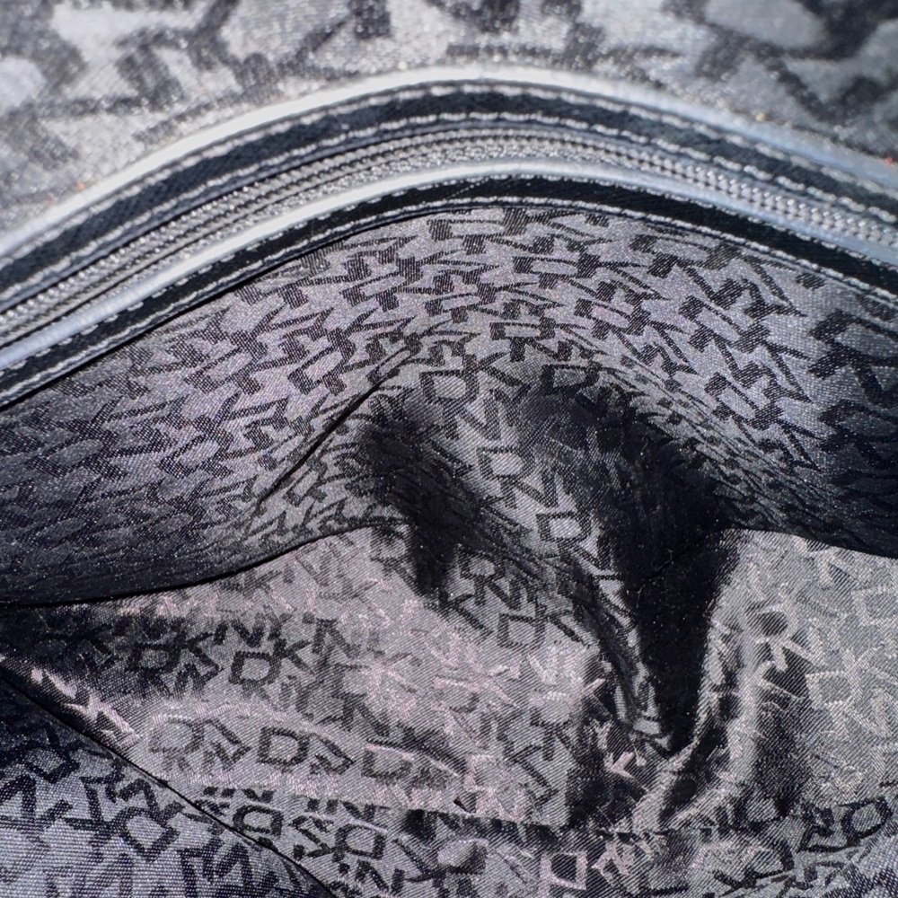 DKNY Black Satchel Crossbody with Silver Hardware‎ - Picture 9 of 9